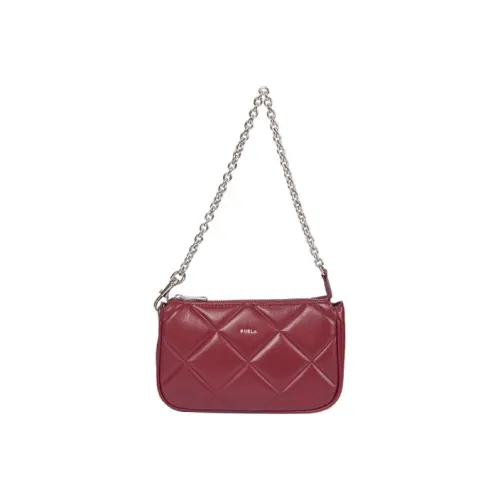 Furla Мягкая кожа Сумка через плечо Сумка на плечо Мини Женская Красная