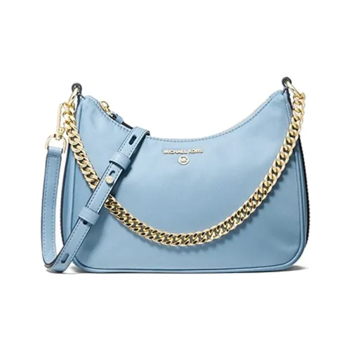 MICHAEL KORS Jet Set Charm Нейлоновая Сумка через плечо Средняя Женская Светло-синяя