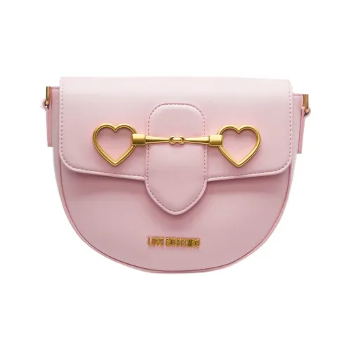 MOSCHINO Полиуретан Сумка через плечо Женская Розовая