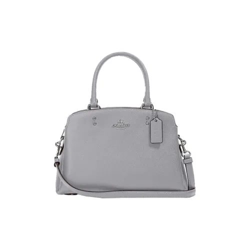 COACH Lillie Кожа Сумка через плечо Сумка Средний Женская Серый