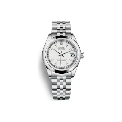 ROLEX Автоматический Механический Movement Женские часы Log Series Белый