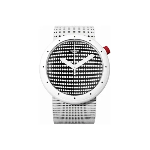 SWATCH POP Коллекция Кварцевый механизм Унисекс Часы 45 мм Многоцветный циферблат Часы Пластиковый корпус Часы Пластиковый ремешок