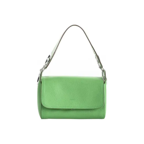 PINKO Сумка из коровьей кожи плечевая сумка сумка через плечо женская зеленая