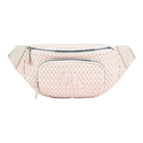 MLB MONOGRAM Коллекция Нейлоновая Бананка Стандартная Унисекс Розовая