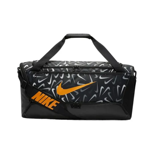 nike Полиэстер Сумка Путешественная Сумка Спортивная Сумка Большая Унисекс Черная