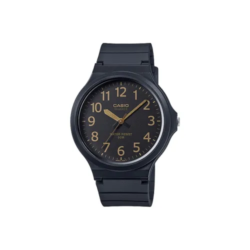 CASIO YOUTH Collection Круглый Аналоговый Кварцевый Механизм Смольный Ремешок Часы Мужские Черный Циферблат