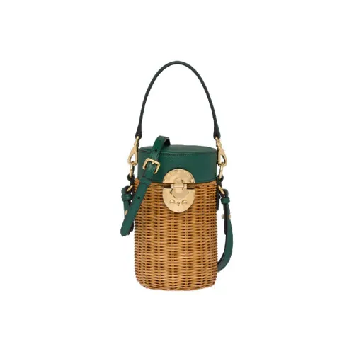 MIU MIU Прутья ивы Сумка на плечо Женская Мед Billiard Зеленый