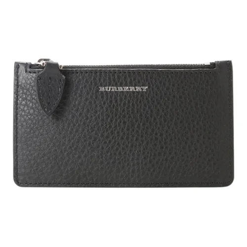 Burberry Кошелек из коровьей кожи держатель для карт кошелек для монет унисекс черный зеленый