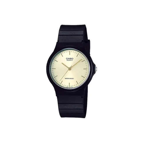 CASIO Volkswagen Pointer Series Кварцевый механизм Смольный ремешок Часы Мужские часы Золотой циферблат