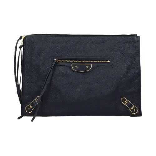 Balenciaga Кожа Клатч Байкер Сумка Клатч Унисекс Синий