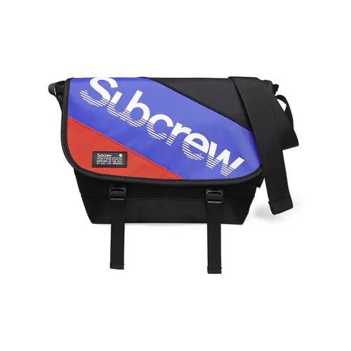 Subcrew Полиэстер Курьерская сумка Фиксированная Шестерня Велосипед Сумка Сумка через плечо Стандартная Унисекс Сапфирово-синий