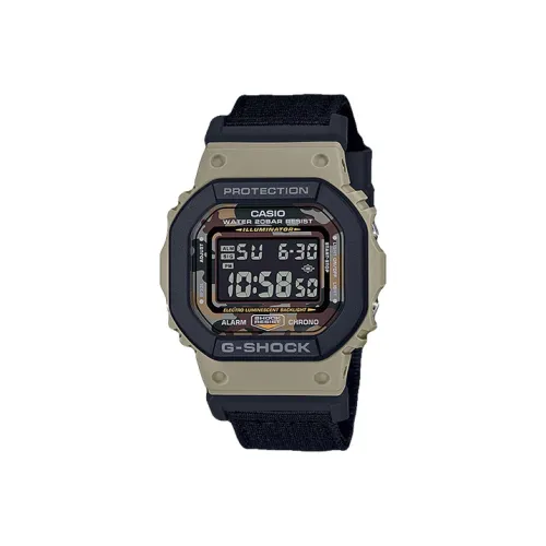 Коллекция CASIO 5600 Collection Кварцевый механизм Смольный ремешок Часы Мужские Черный циферблат DW 5610SUS 5