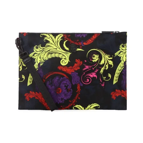 VERSACE Нейлоновая сумка через плечо клатч большая женская