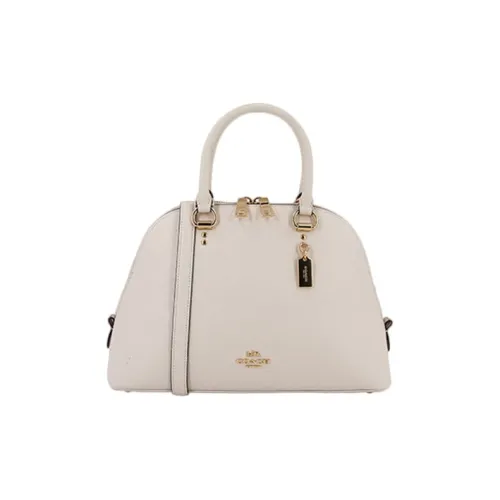 COACH Katy Кожа Сумка-купол Сумка через плечо Сумка Женская Белая