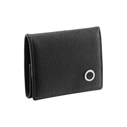 BVLGARI Кошелек из телячьей кожи мужской черный