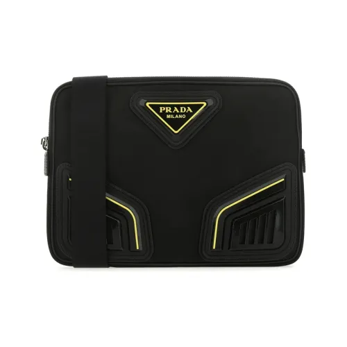 PRADA Nylon Плечо Рюкзак Сумка через плечо Клатч Мужской Черный