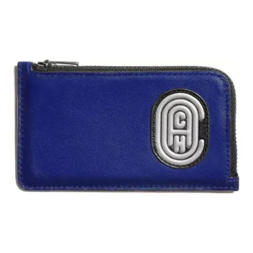 COACH Кожа Кошелек Клатч Держатель для карт кошелек Мужской Синий