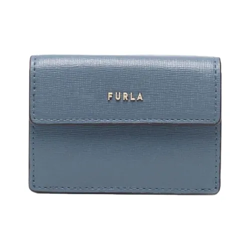 Furla Вавилон Карточный держатель и кошелек из искусственной кожи маленький женский синий