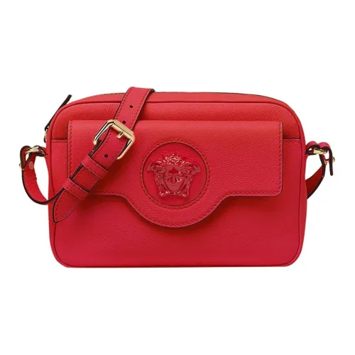FANSIZHE La Medusa Корова Кожа Camera Сумка Сумка через плечо Женская Красная