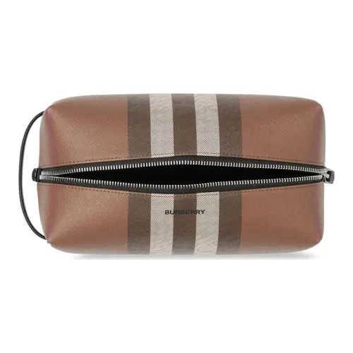 Burberry Кожа Кошелек Клатч Мужской Коричневый