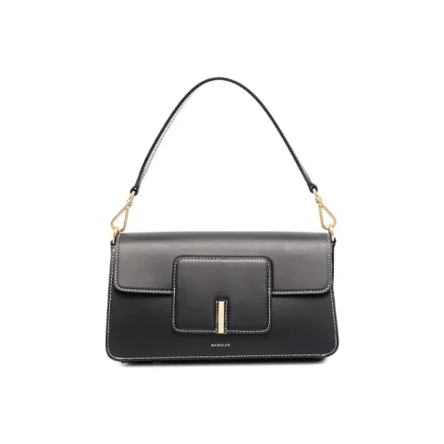 Wandler Телячья кожа Портативный Crossbody Сумка Сумка через плечо Женская Черная