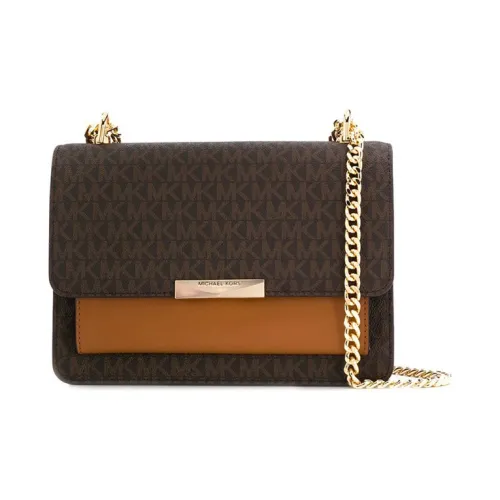 MICHAEL KORS Нефритовая кожа через плечо большая женская коричневая