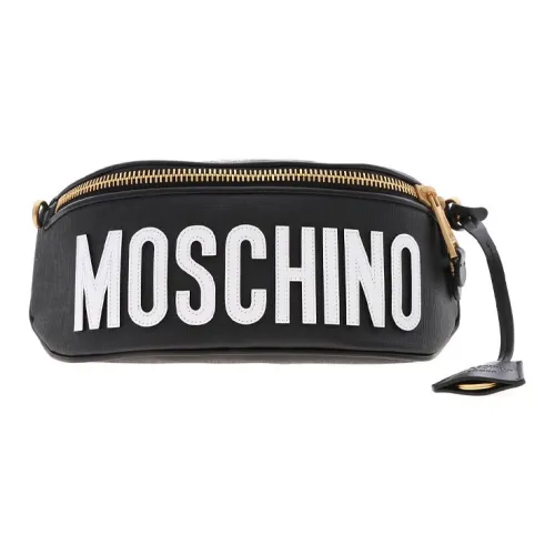 MOSCHINO ПУ (полиуретан) Бананка Унисекс Черный