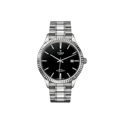 TUDOR Wind Style Collection Автоматический Механический Механизм Мужские Часы Часы 41 мм Черный Циферблат