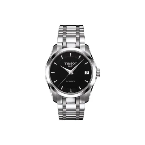 Tissot Автоматический Механический Movement Женские Часы Kutu Collection 32 мм Черные