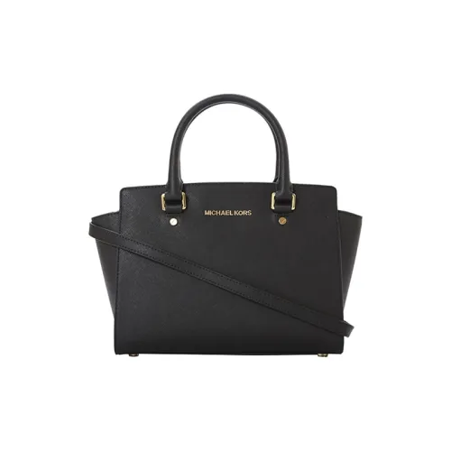 MICHAEL KORS Selma Кожа Сумка Сумка через плечо Сумка через плечо Средний Женская Черная