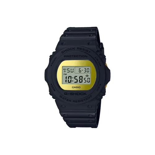 CASIO G-SHOCK5700 Коллекция Classic Collection Кварцевый механизм Часы Мужские Золотистый циферблат DW 5700BBMB 1