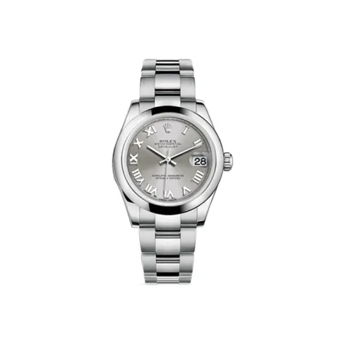 ROLEX Автоматический Механический Movement Женские часы Log Series, 31 мм, серебряные