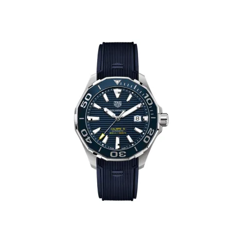TAG HEUER Механический механизм Мужские часы Aquaracer Collection 43 мм Синий