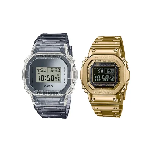 CASIO Кварцевый механизм Мужской Full Metal Коллекция Часы с квадратным циферблатом 48,9mm*42,8mm Серебряные
