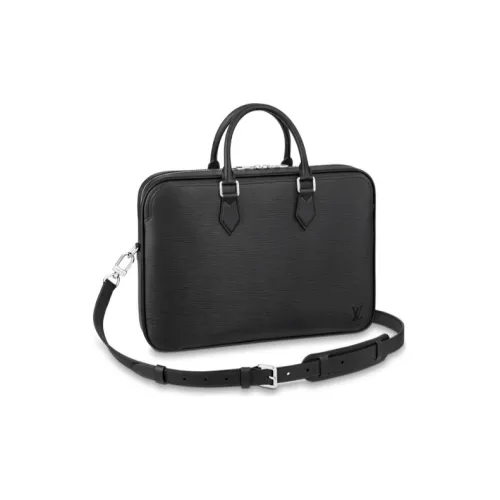 LOUIS VUITTON Dandy Корова Кожа Доска для ноутбука Сумка для ноутбука Сумка через плечо Сумка обычная Мужская Черная