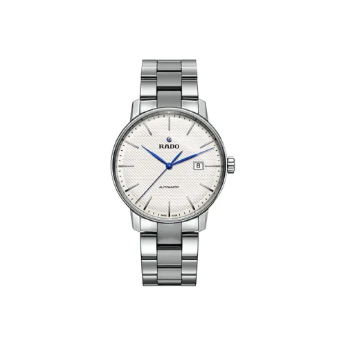 RADO Автоматический Механический Часы Мужские Crystal Sparkle Collection 41 мм Белые
