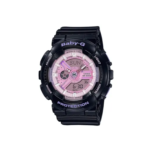 CASIO Малыш г Electronic Механизм Смола Ремень Часы Женские Розовый Циферблат