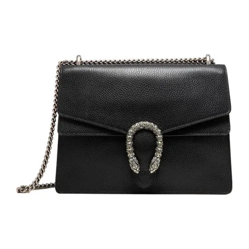 GUCCI Dionysus Кожа Сумка через плечо Средняя Женская Черная