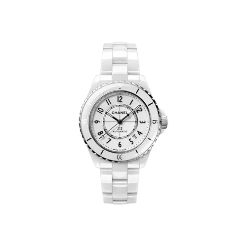 CHANEL Автоматический Механический Movement Женские J12 Часы 38 мм Белые