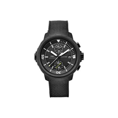 IWC Автоматический Механический Мужской Часы Ocean Time Series 45 мм Черные