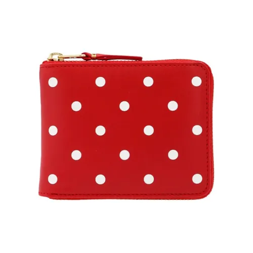 CDG Коровья кожа Кошелек Обычный Женский Красный