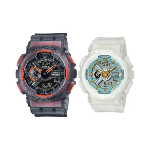 CASIO г Shock Baby g Collection Кварцевый механизм Смольный ремешок Часы Унисекс Черный циферблат GA 110LS 1A+BA 110SC 7APR