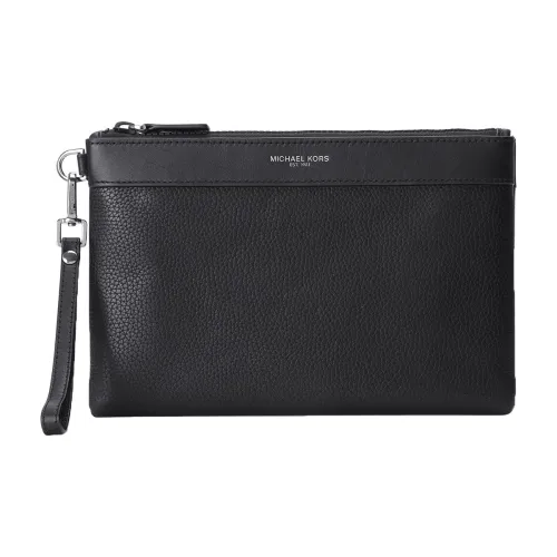 MICHAEL KORS Greyson Коровья кожа Кошелек Клатч Мужской Черный