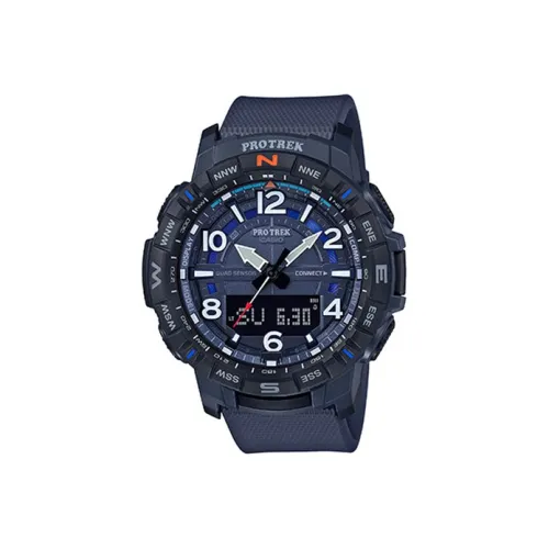 CASIO PRO TREK Collection PRT Коллекция Кварцевый механизм Часы Мужские Черный циферблат PRT B50 2PR