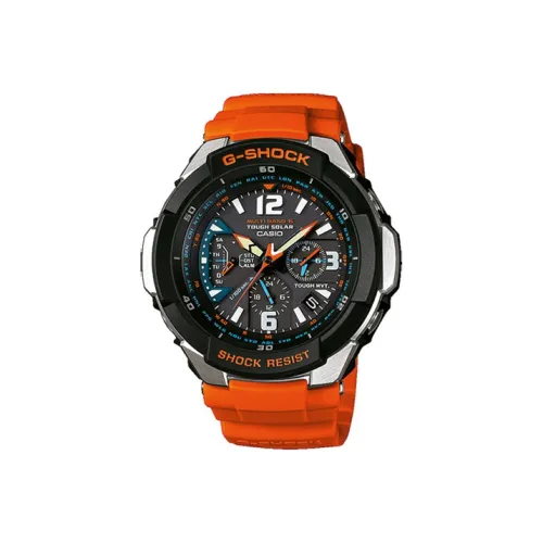 CASIO G SHOCK Collection Кварцевый механизм Смольный ремешок Часы Мужские Черный циферблат