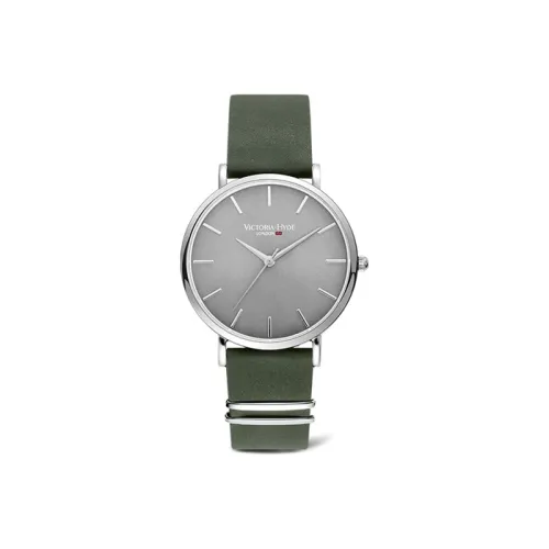 VICTORIA·HYDE Кварцевый механизм Мужские часы Серебряные