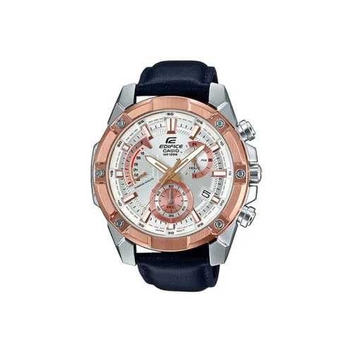 CASIO Механический механизм Мужские часы EDIFICE 54,5мм*49,5мм*12,8мм Серебряные