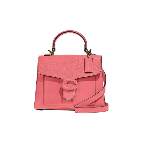 COACH Tabby Коровья кожа Сумка через плечо Сумка Маленькая Женская Вишневый цветок Розовый