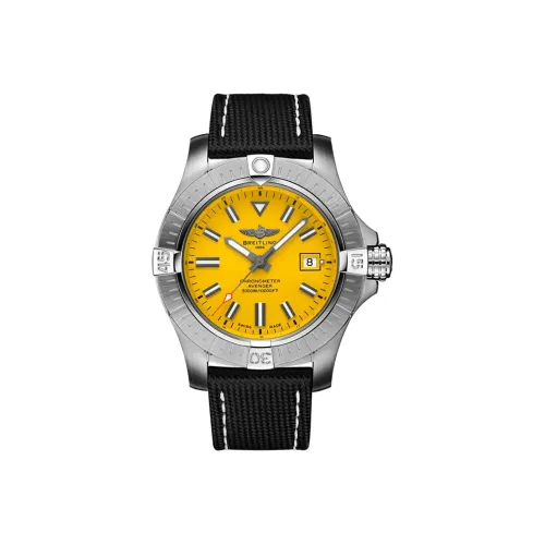 Breitling Автоматический Механический Механизм Мужские Часы Avenger 45 мм Желтые