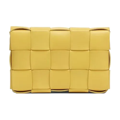 Bottega Veneta Cassette Sheepskin Pillow Bag Shoulder Bag Women's Butter Cup